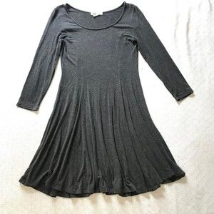Forever 21 Dark gray Long sleeve Winter Fall dress